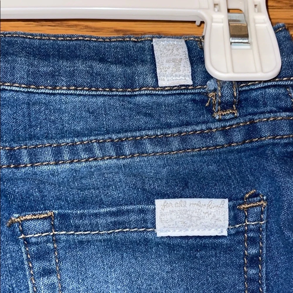 7 For All Mankind 3-Piece Shirt Jeans Vest 5T 6T